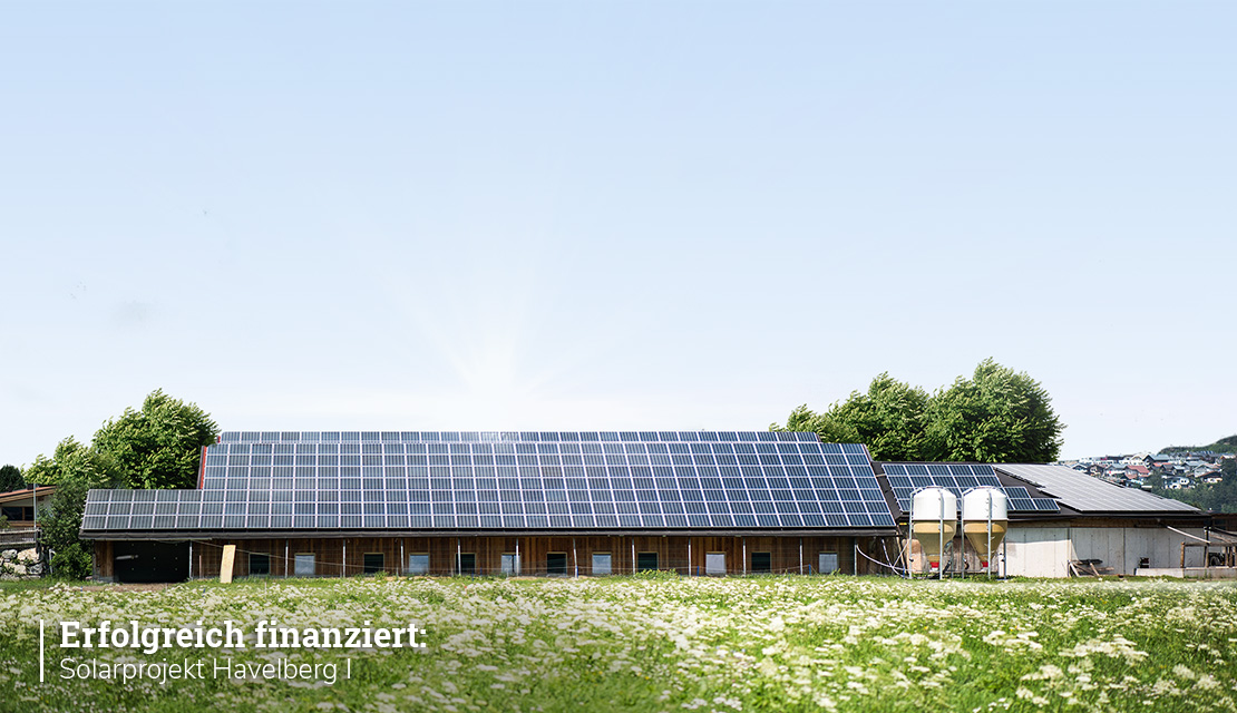 Projektupdate: „Solarprojekt Havelberg I“ bereits erfolgreich finanziert!