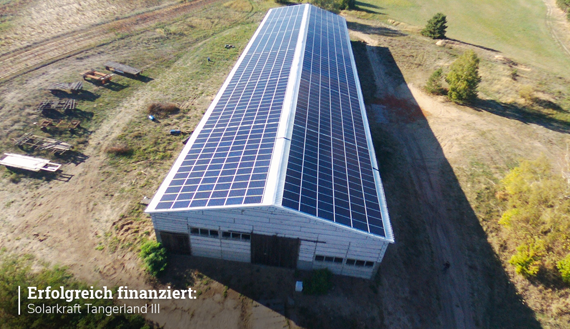 Projektupdate: Solarkraft Tangerland III erfolgreich finanziert!