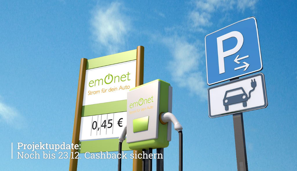 Projektupdate: Noch bis 23.12. Cashback sichern